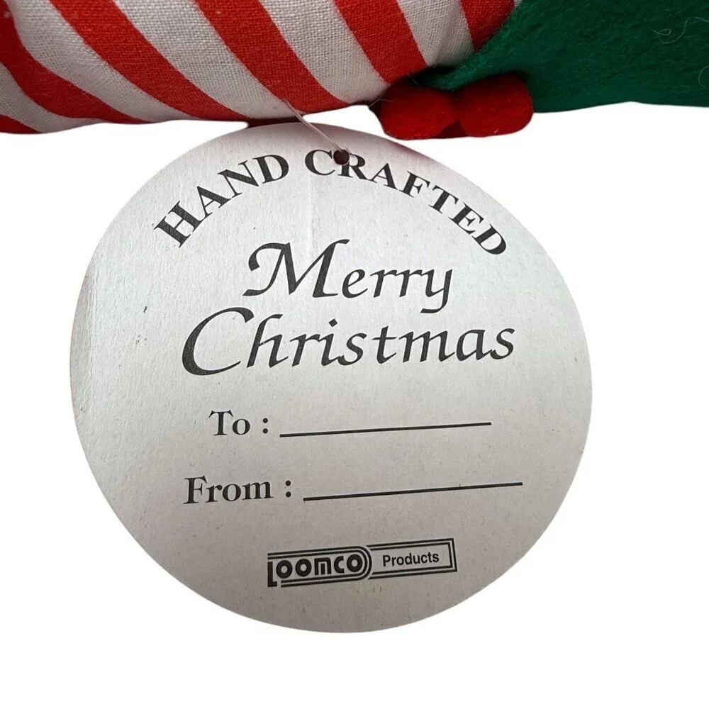 Vintage Christmas Candy Cane Ornament  by Loomco Retro Holiday Decor 10